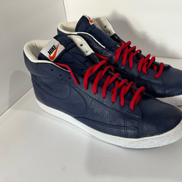 Nike Blazer Mid Trainers In Blue size 13 - Picture 15 of 16